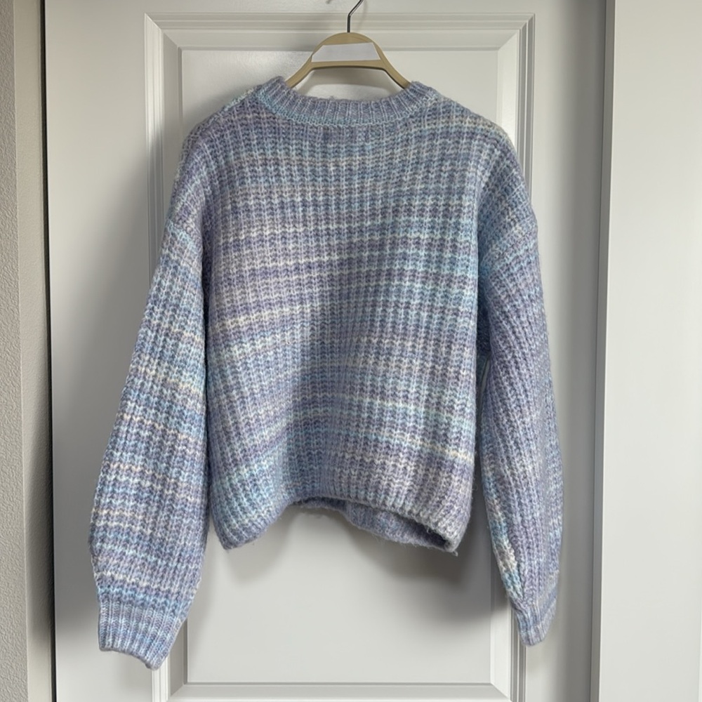 Jessica Simpson Sweater Knit CrewNeck Relaxed Fit Top - Picture 2 of 7
